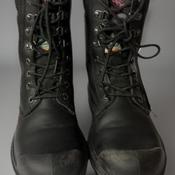 Moxie Trades Anne 8" Women's Work Boots 9.5 Waterproof Steel Toe Black MT50165