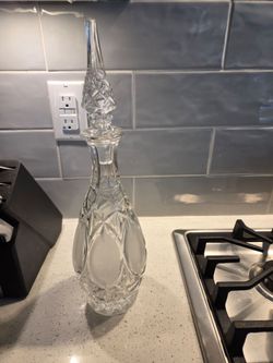 Vintage crystal jar