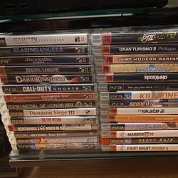 PS3 GAMES 5 (5 Dollars Each Or Make Me An Offer)