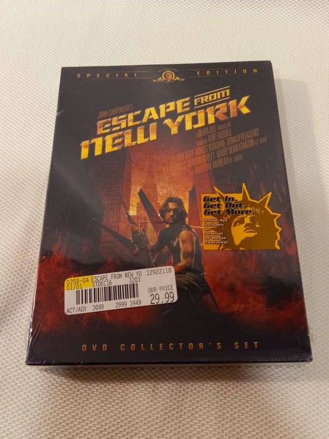 (NEW) Escape From New York DVD Special Edition