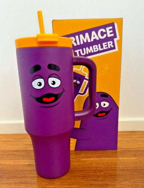 McDonalds Grimace Tumbler 40oz 1.182L In Purple - AUS Limited Exclusive 2025