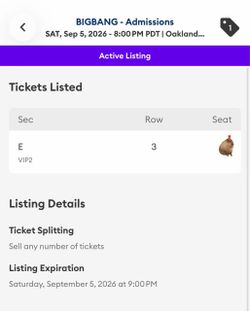 BigBang 9/5 Oakland