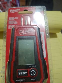 Milwaukee Digital GFCI Receptacle Tester