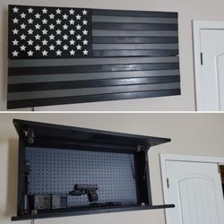 Wooden flags