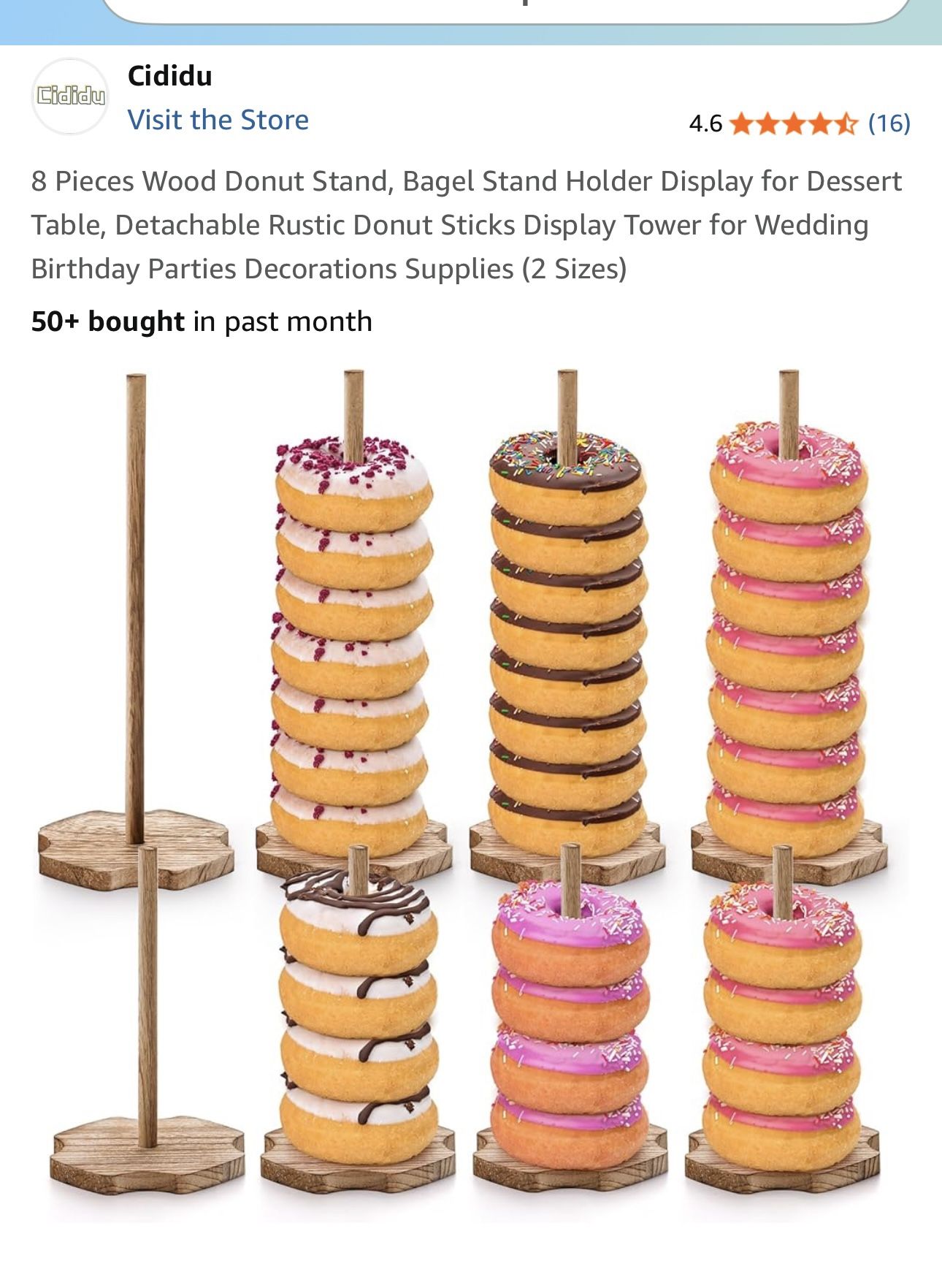 Donut Bar and Sign