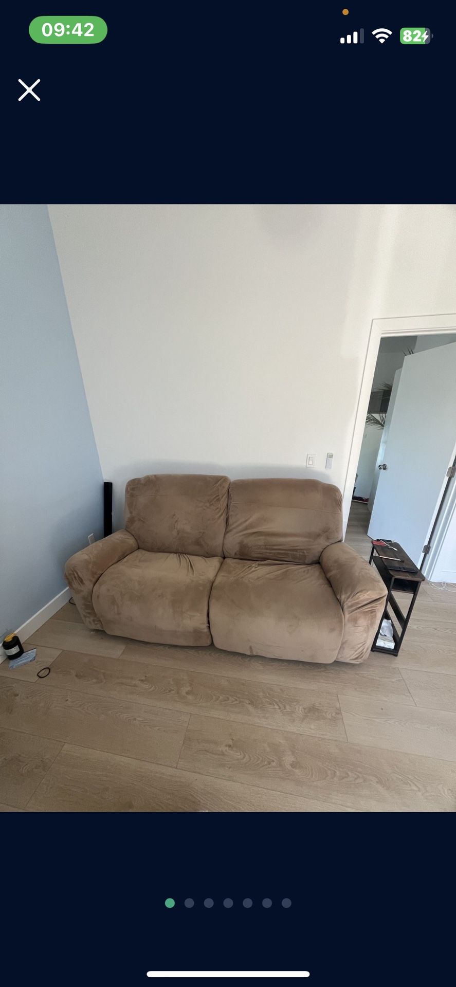 Oversized Power Reclining/Power Headrest Loveseat