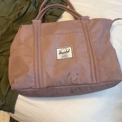 pink herschel bag