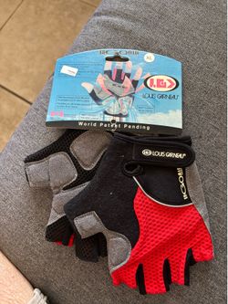 BICYCLE GLOVES - LOUIS GARNEAU ERGO AIR ROAD. NOS