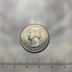 2018-P Washington Quarter Nat. Parks- RI Obv/Rev Oil Strike Thru