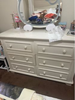 White dresser