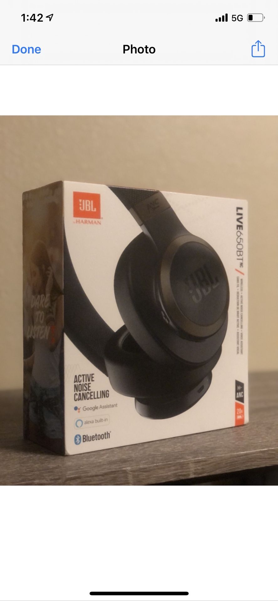 JBL Headphones - Noise Cancelling