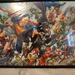 DC Poster And Frame