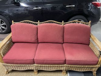 Braxton Culler Rattan / Wicker Sofa