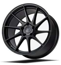 18x8.5 AodHan AH09 Matte Black (Passenger Side) (SPF®) Wheels