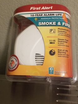 Smoke & Fire 10 Year Alarm