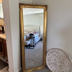 Vintage And Antique Gold Mirror