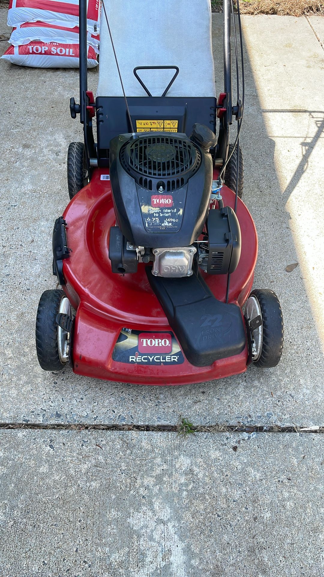 Toro Recycler Self Propelled Mower