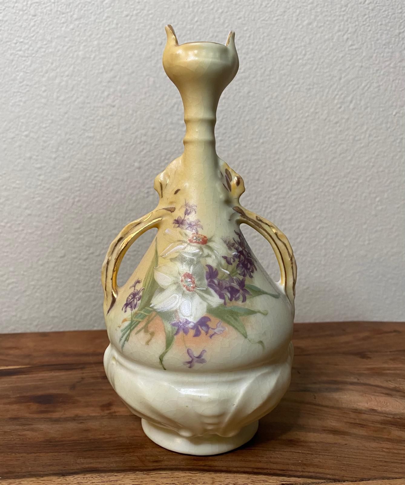 Antique Ceramic Vase Collectible 