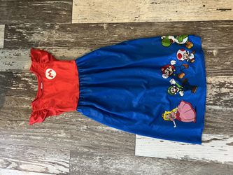 Girls Mario pajama Dress 