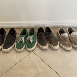 4 Pairs Of Very Used Straye Pro Skate Shoes sz. 11!!!