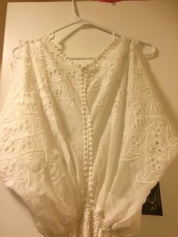 White dress from Cha Boutique