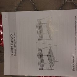 Bunk Bed Frame Twin Over Full 