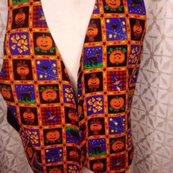 🎃 Vintage 90s Halloween Vest – Westbury | Size Large 