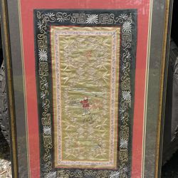Authentic Vintage Asian Hand Made Tapestries 