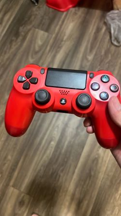 PS4 controller red