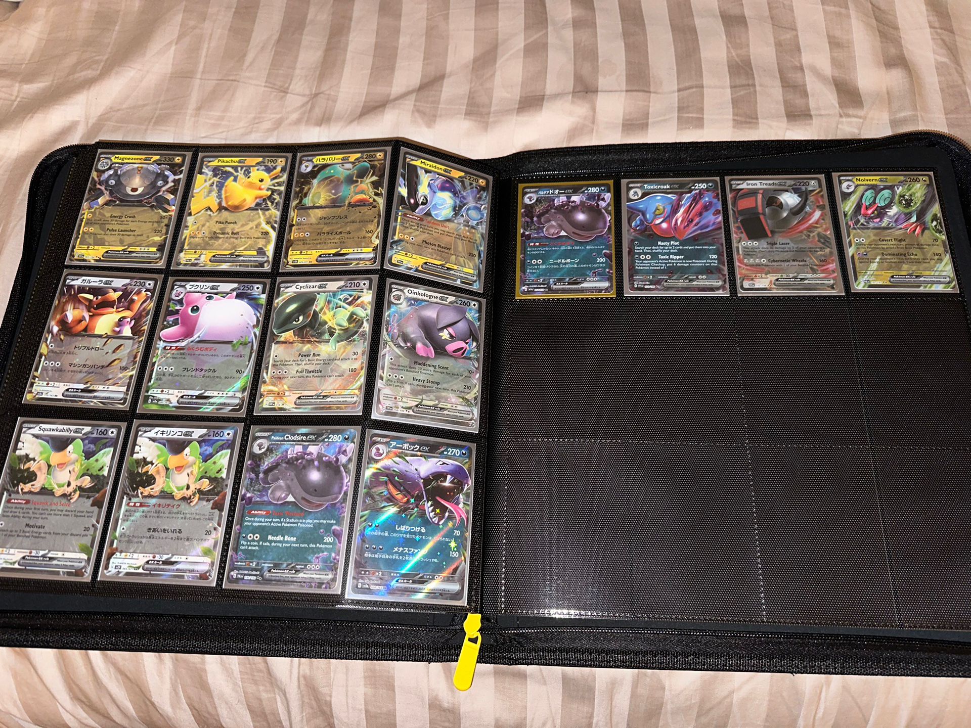 pokemon cards ex binder Pokémon TCG: White Flare: (Accessory) Space for 360 cards (cards not included) Pokémon PRO-Binder Premium 9-Pocket Card