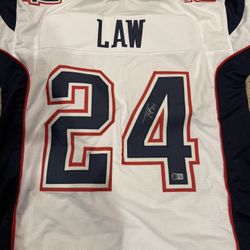 TY LAW SIGNED JERSEY