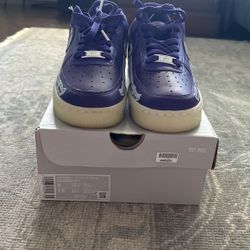 Air Force 1 Purple Skeleton