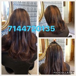 Hair extensions $250