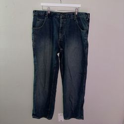 Sean John Denim Jeans Men’s 40 Blue Straight Leg Hip Hop Baggie Y2K 