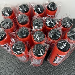 New/Sealed Lot of 17 - Prime Hydration OFFICIAL Squeeze Sport Water Bottle Promo