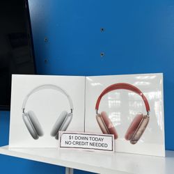 New Apple Air Pad Max-Headphones - Pay $5 To Take It Home Today and pay the rest later.