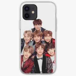 BTS Iphone 13 Pro Max transparent k-pop Case