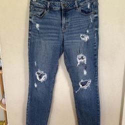 Old Navy Women’s Size 10 Rockstar Super Skinny Blue Denim Jean Pants