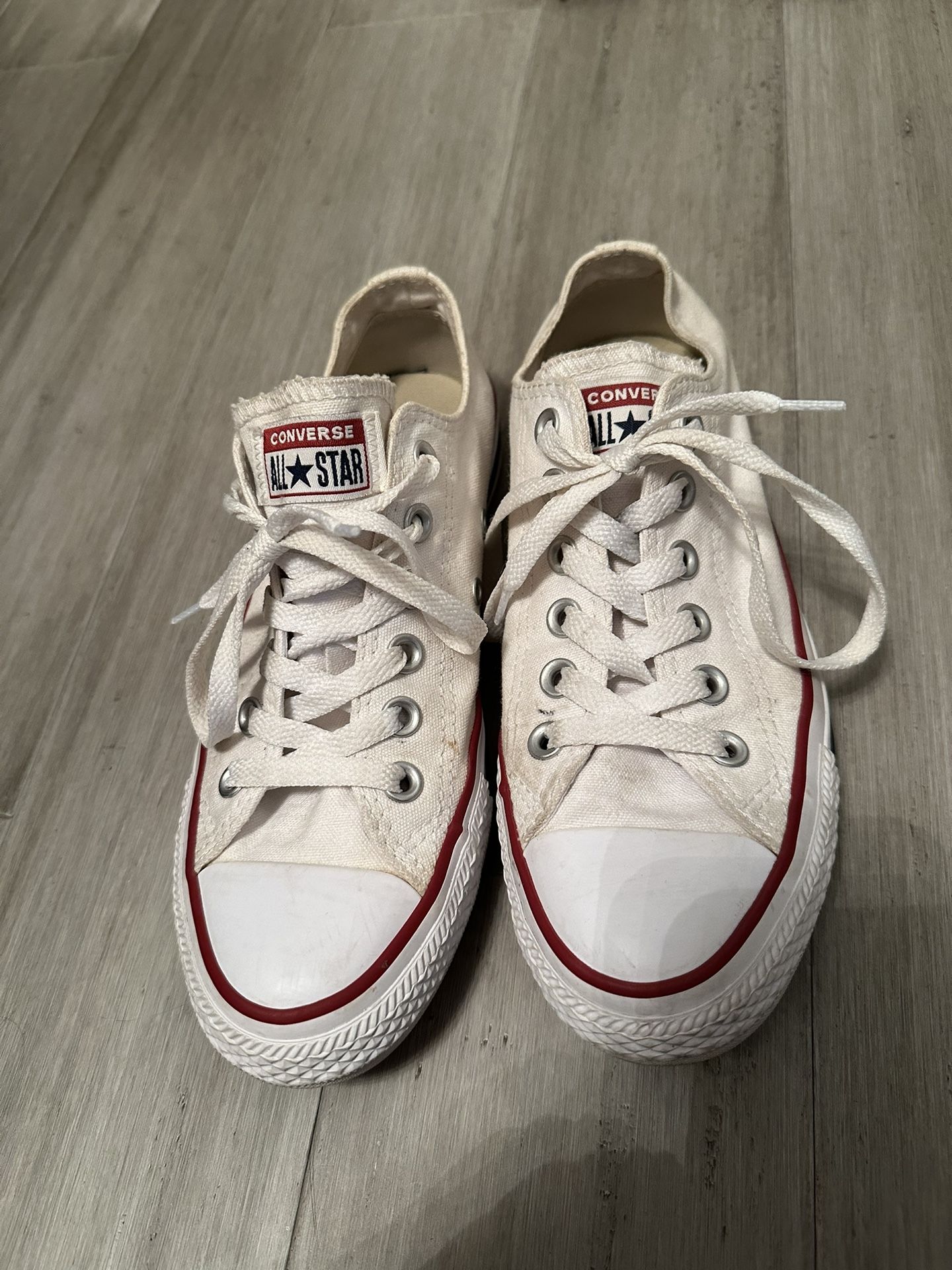 White Low Top Converse