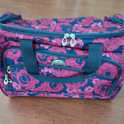 American Flyer Floral Duffel Bag