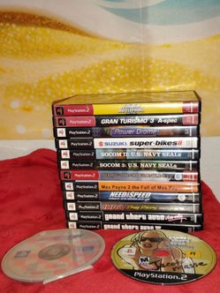 Lot of 14 PlayStation 2 Video Games Tested