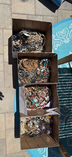Boxes of jewelry and such