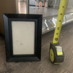 plain black picture frame
