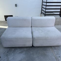 CB2 WESTELM MODERN CONTEMPORARY 2 SEATER