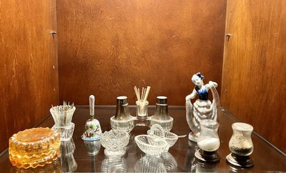 Antique Salt And Pepper Shaker, Toothpick Holder, Etc.