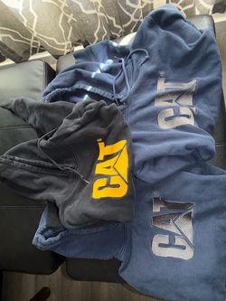 3x CAT Medium Hoodies