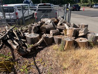 “Seasoned Oak Firewood Rounds – Approx. 3–4 Cords – U-Haul”