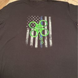 Shamrock/handcuffs T Shirt