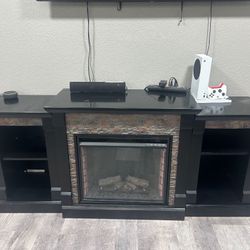 Electric Fireplace TV Stand