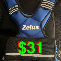 ZELUS -  Weighted Vest for Men and Women | 11-20lb Vest with 6 Ironsand Weights for Home Workouts | Adjustable Body Weight Vest Exercise Set for Cardi